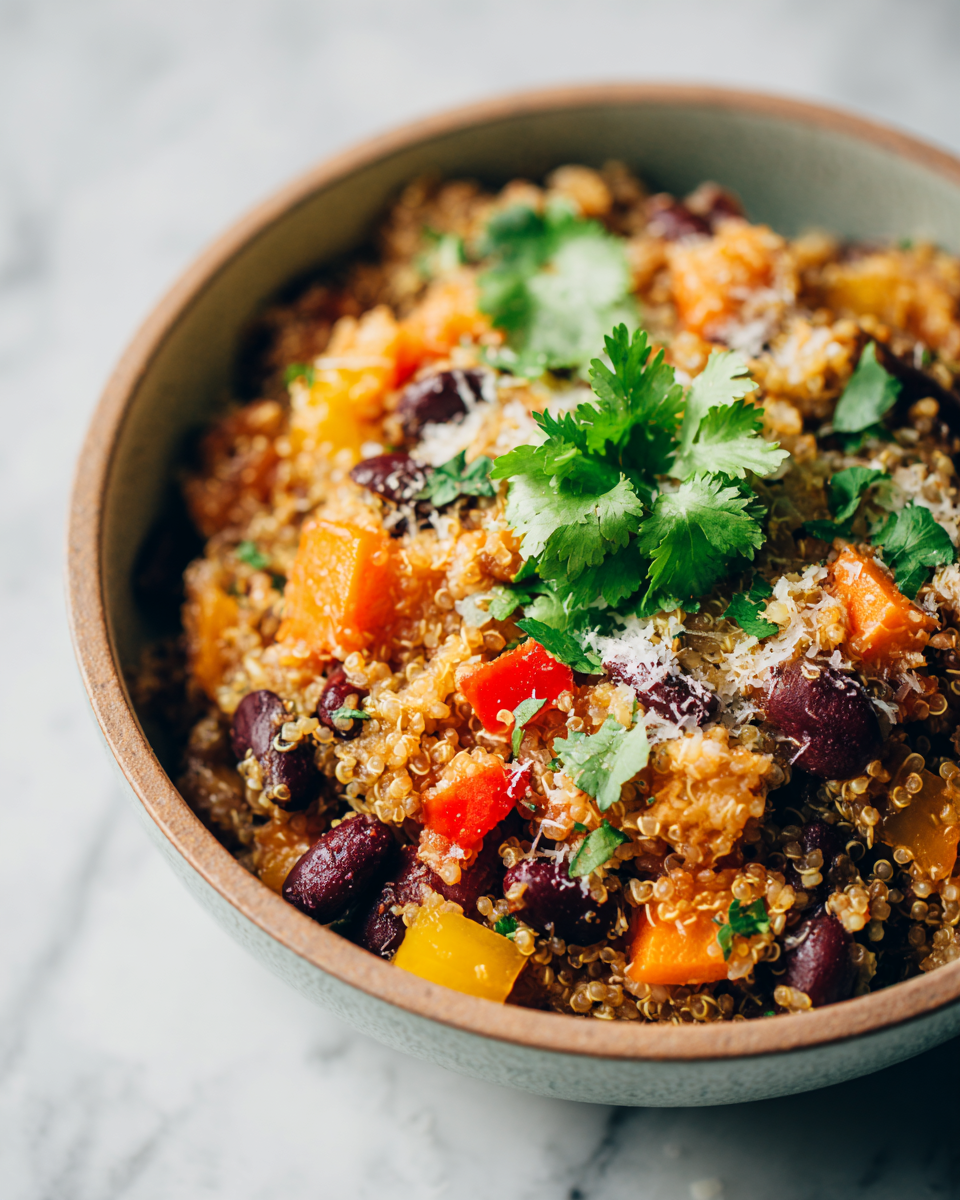 Il Delizioso Chili di Quinoa in Slow Cooker Chili di quinoa in slow cooker, ricetta semplice e nutriente per le serate autunnali.