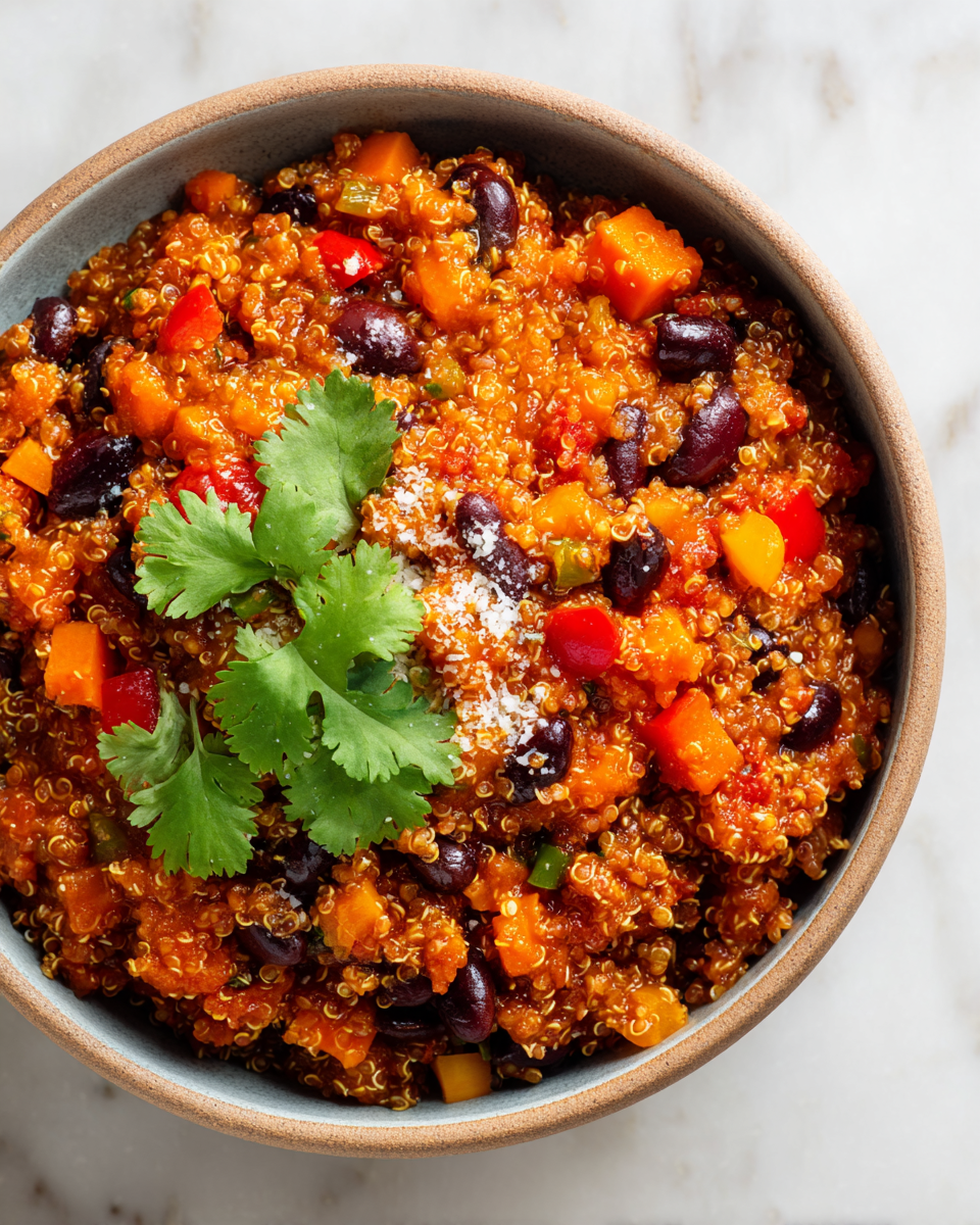 Il Delizioso Chili di Quinoa in Slow Cooker Chili di quinoa in slow cooker, ricetta semplice e nutriente per le serate autunnali.