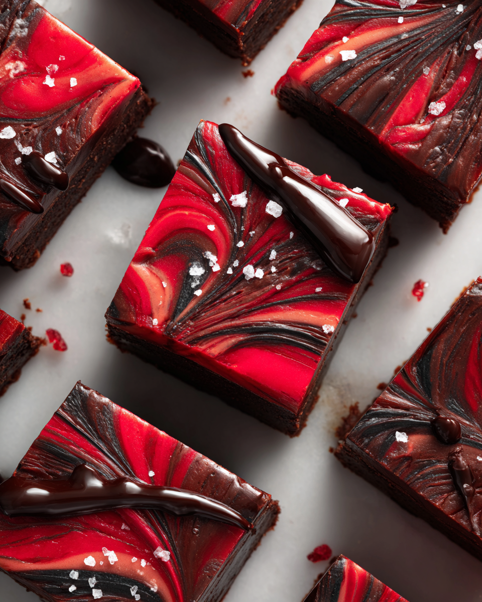 Delizioso Fudge Vampiro per Halloween Fudge Vampiro di Halloween, dolce facile e spettrale, perfetto per feste