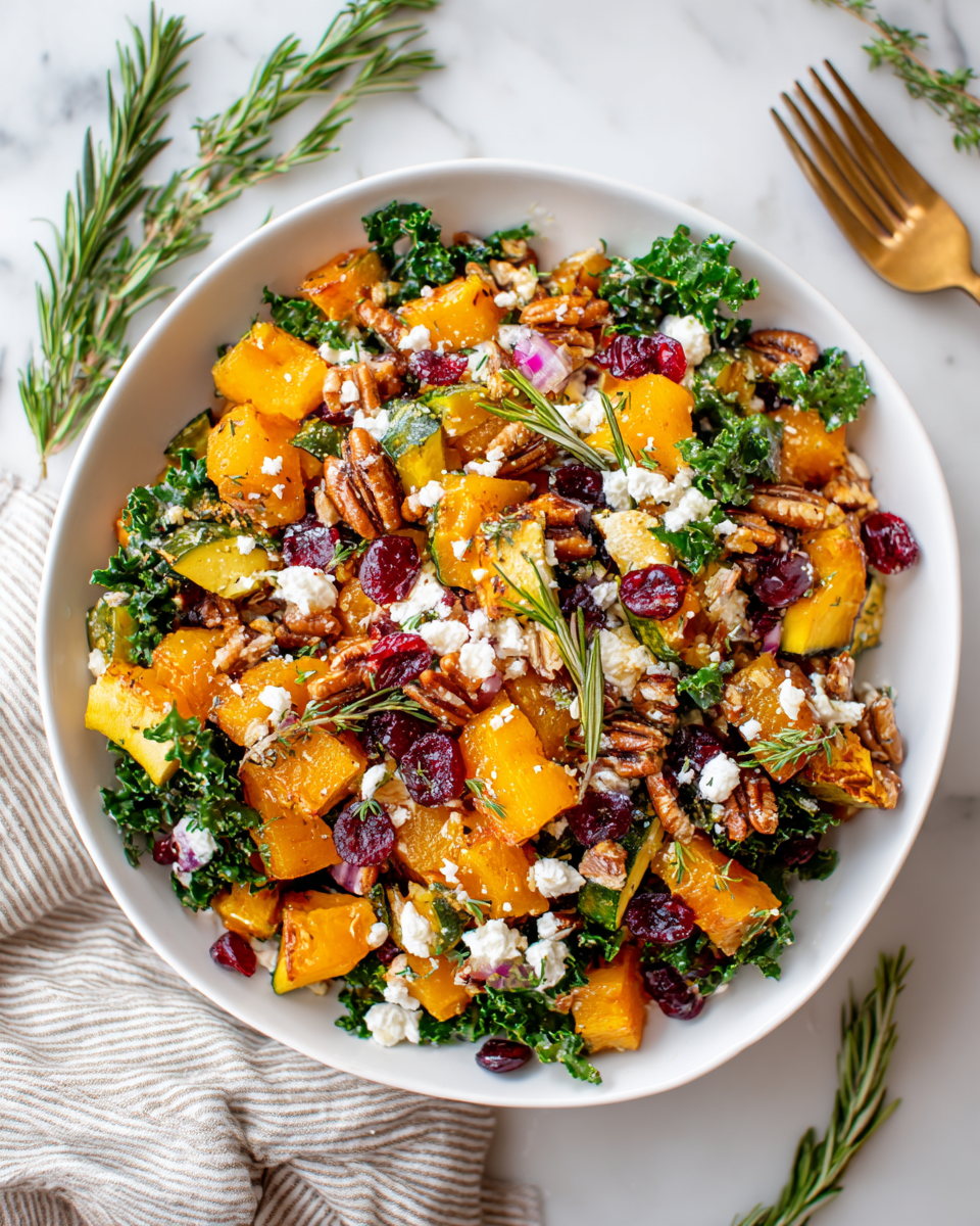 Insalata Autunnale di Zucchini e Cavolo Riccio Ricetta insalata autunnale di zucchini e cavolo riccio con noci, feta e mirtilli secchi, sana e deliziosa.