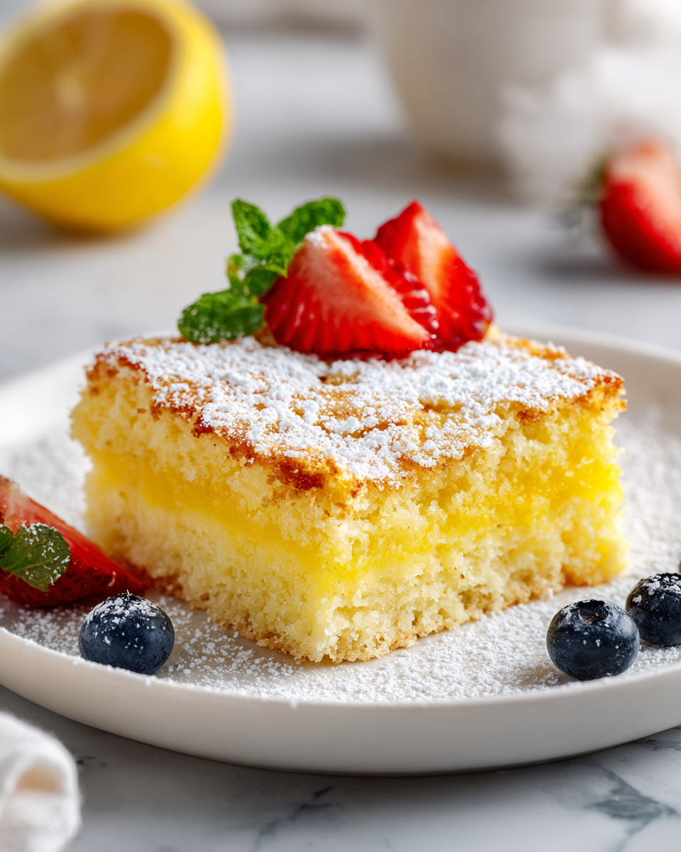 Scopri il Validissimo Lemon Dump Cake Delizioso Lemon Dump Cake fresco e semplice da preparare per la primavera, ideale con panna montata o gelato.