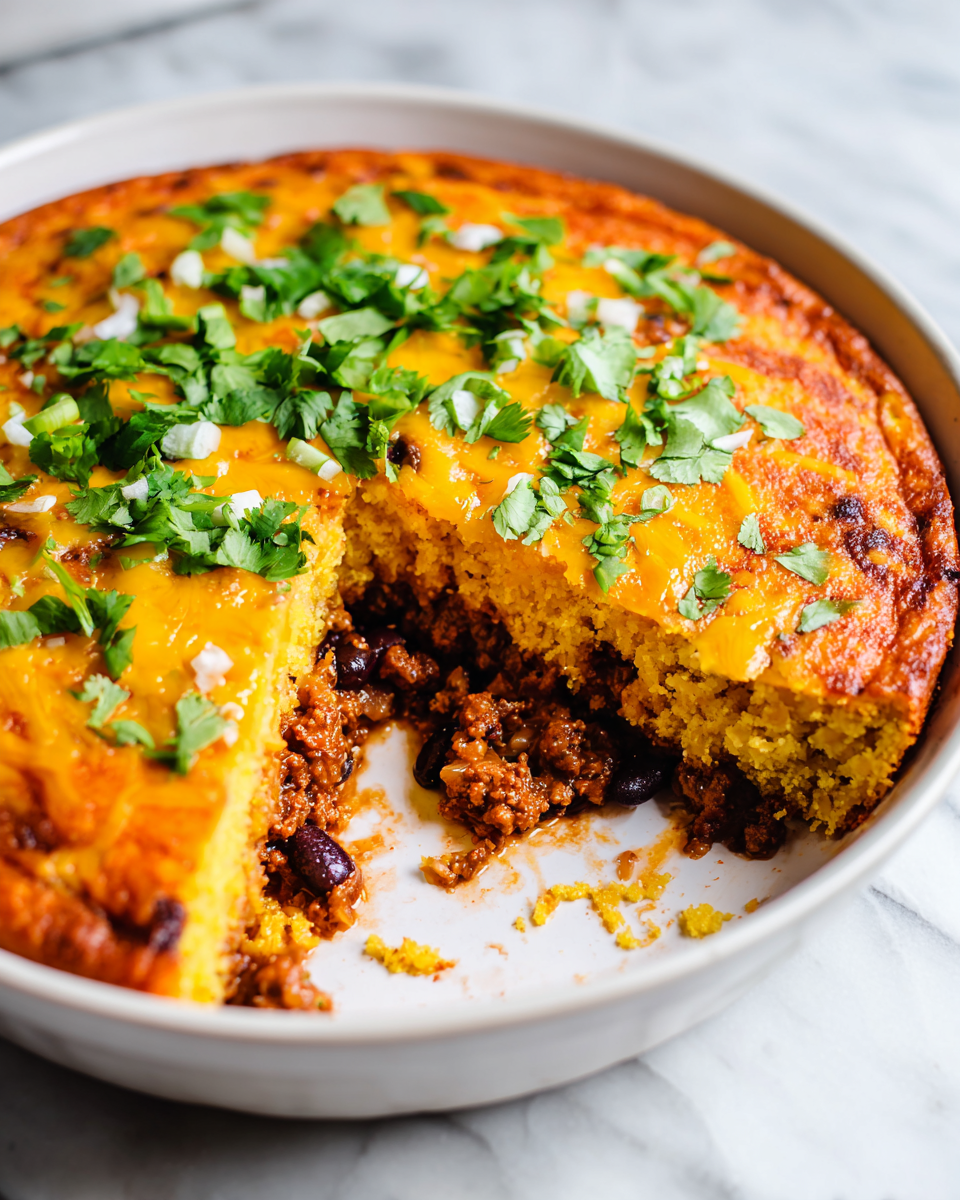 La ricetta del Texas Tamale Pie per l'autunno Texas Tamale Pie, ricetta autunnale con cornbread e carne, perfetta per cene.