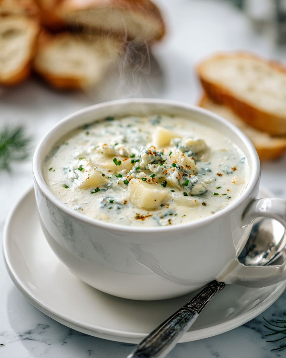 Deliziosa Zuppa di Patate e Gorgonzola Cremosa Zuppa cremosa di patate e gorgonzola, ideale per le serate autunnali. Facile e veloce da preparare, perfetta per le occasioni conviviali.