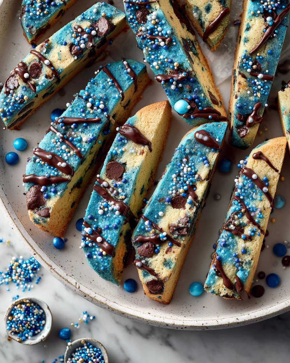 Biscotti Cookie Monster colorati, ideali per feste e celebrazioni, dolci e facili da preparare