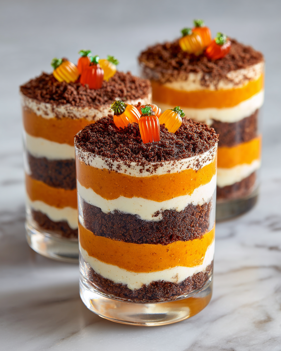 Coppe di Terra alla Zucca: Un Dolce Festivo Coppe di Terra alla Zucca, dolce autunnale facile e festivo con zucca e cioccolato