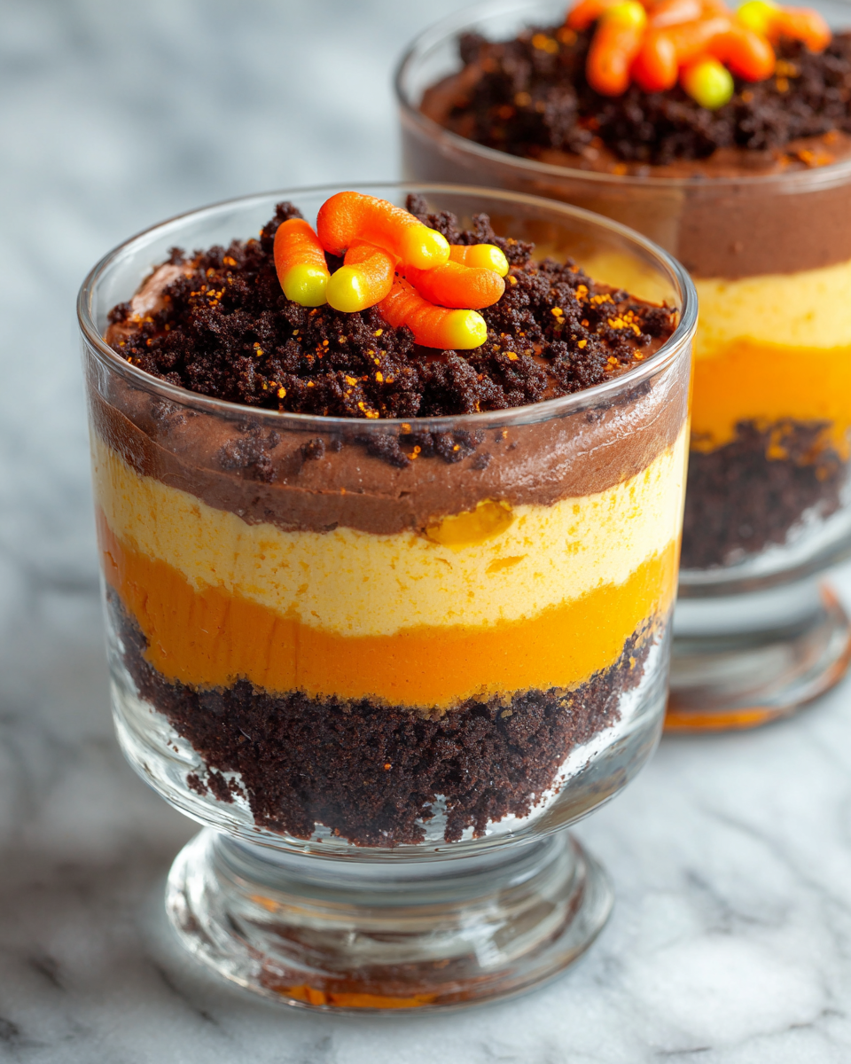 Coppe di Terra alla Zucca: Un Dolce Festivo Coppe di Terra alla Zucca, dolce autunnale facile e festivo con zucca e cioccolato