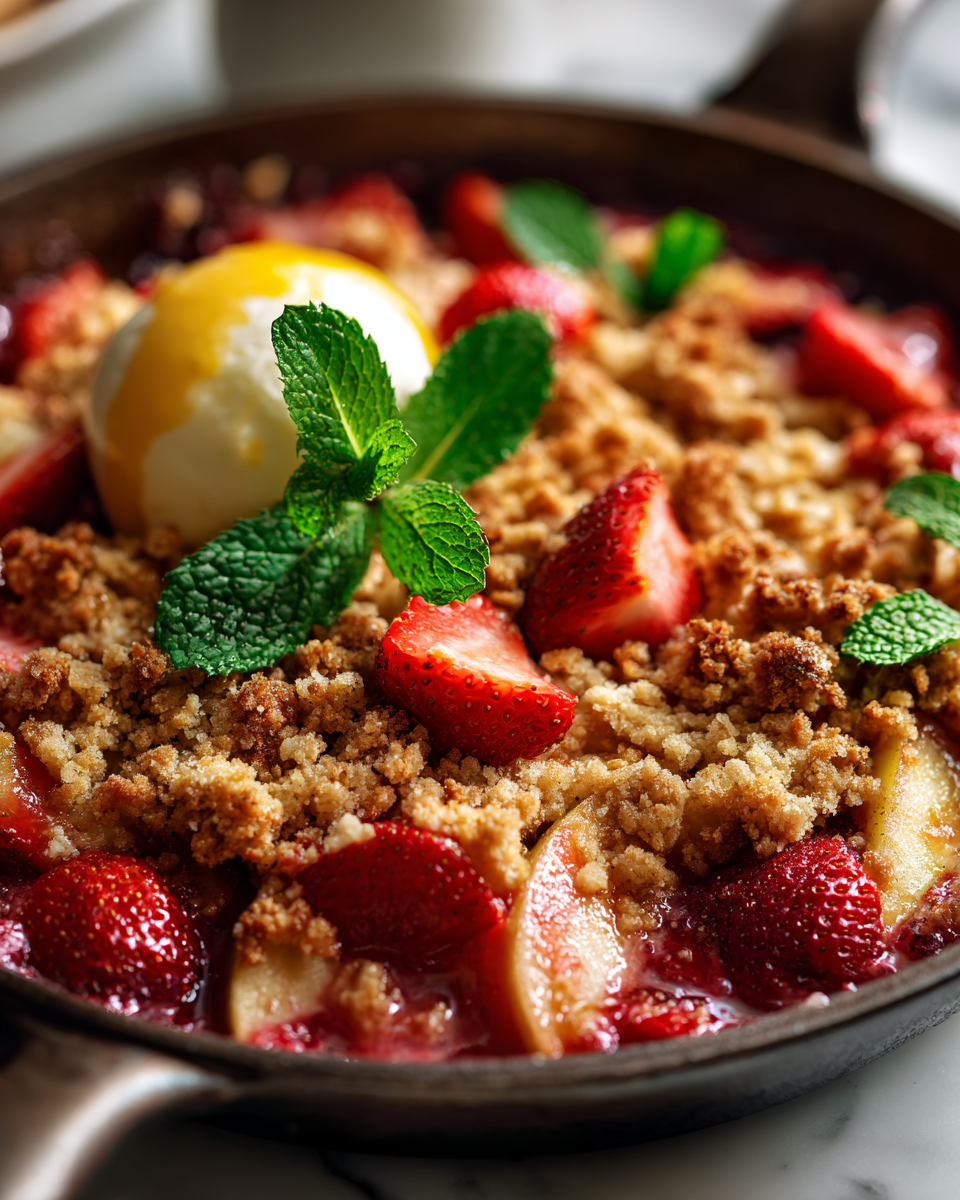 Crumble di Fragole e Mele Autunnale cover image 2972