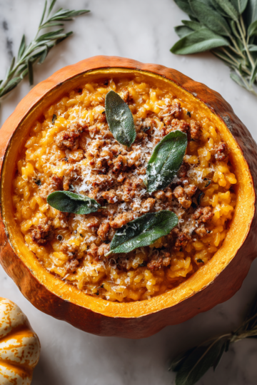 Gustoso Risotto alla Zucca e Salsiccia cover image 3121