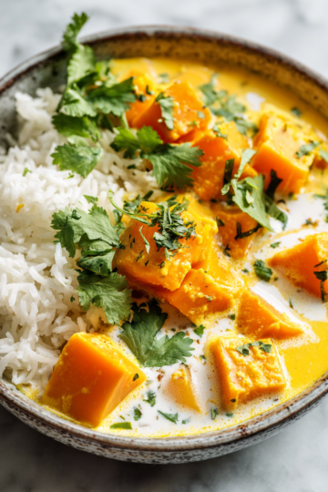 Comfort Food: Curry di Zucchini Butternut con Latte di Cocco cover image 3131