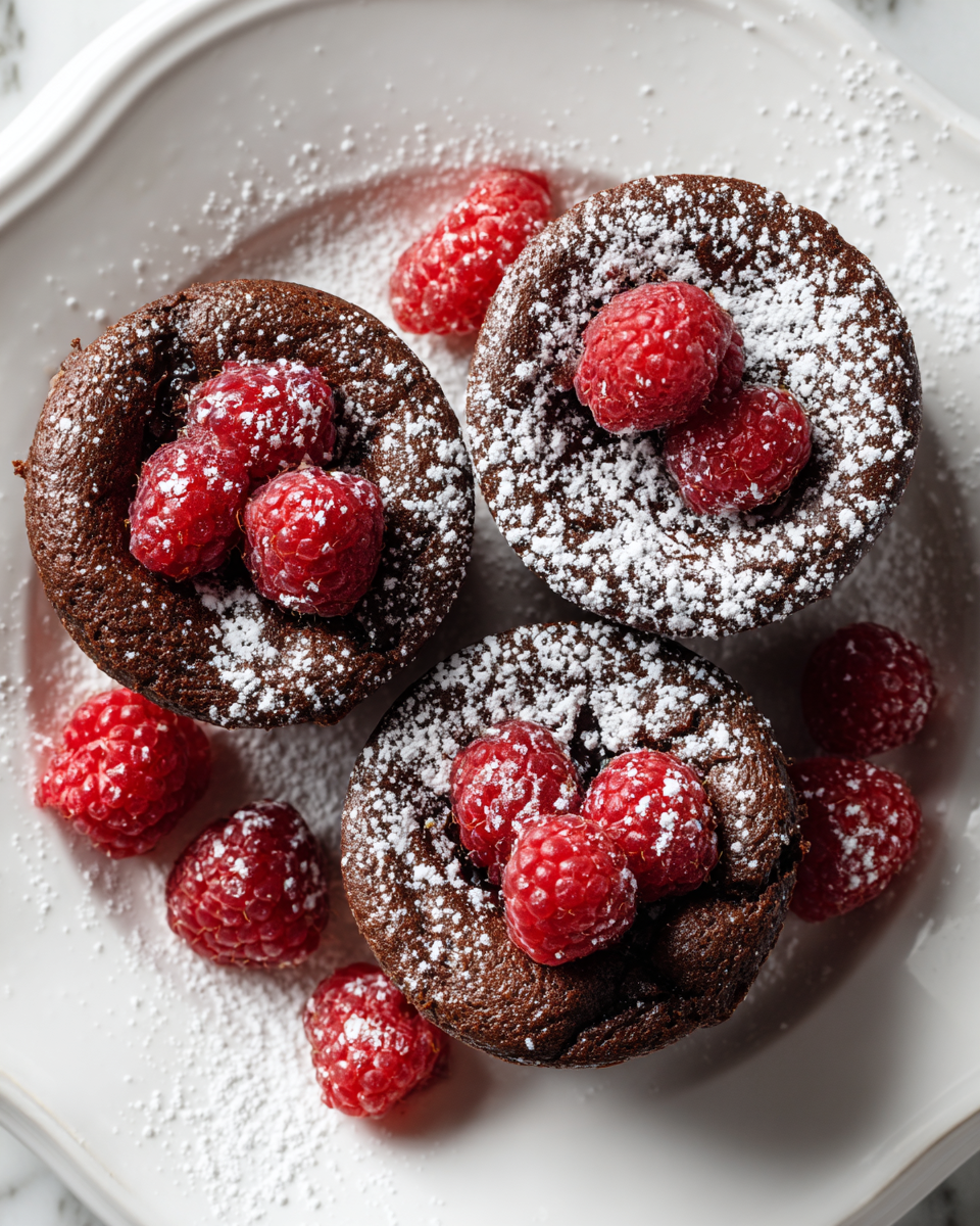 Scopri i Cupcake al Cioccolato con Lamponi Cupcake al cioccolato fondente con lamponi freschi