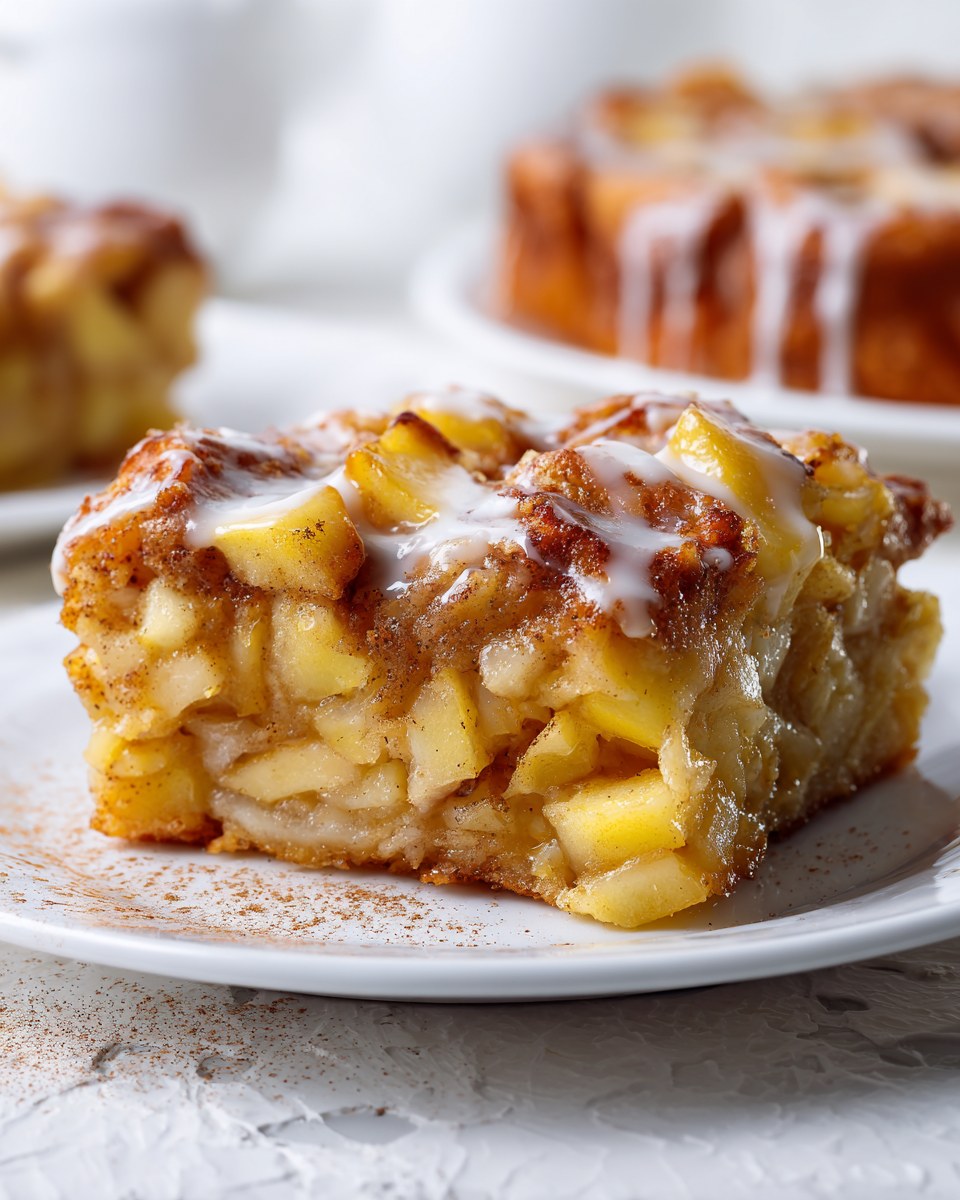 Delizioso Pane Fritto di Mele Amish per l'Autunno Pane fritto di mele Amish avvolto in spezie autunnali