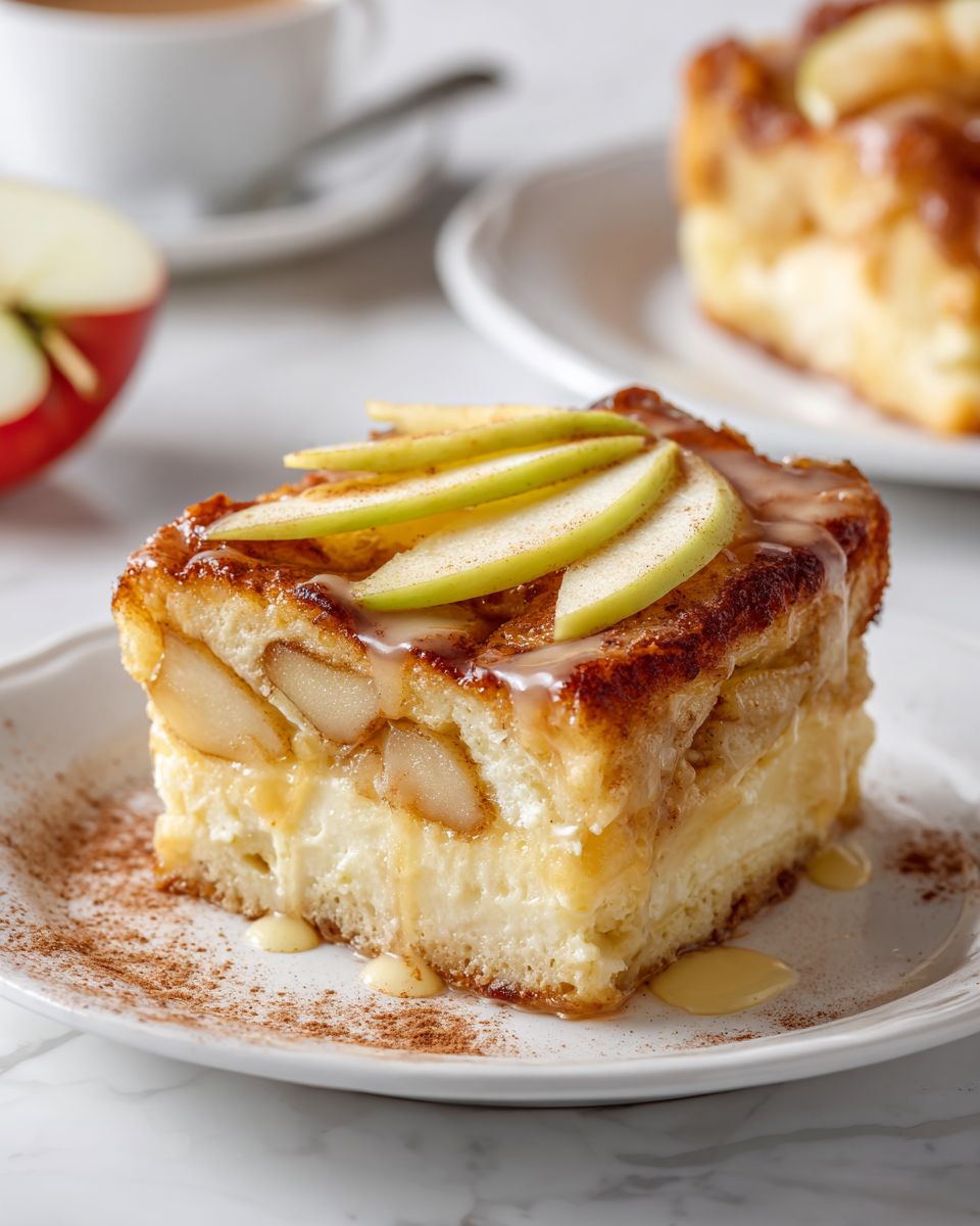 Delizioso Pane Fritto di Mele Amish per l'Autunno Pane fritto di mele Amish avvolto in spezie autunnali