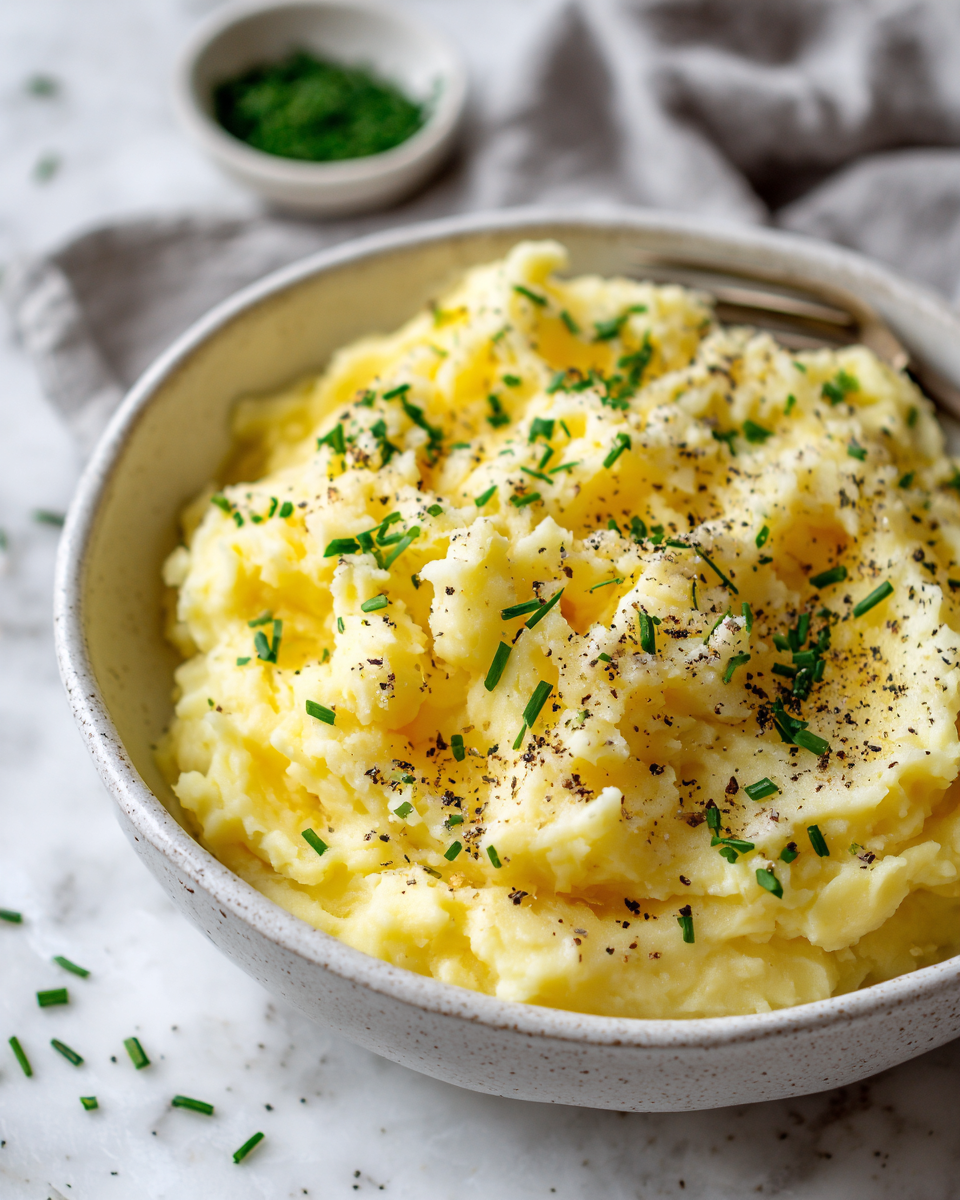 puree di patate cremose per contorni festivi