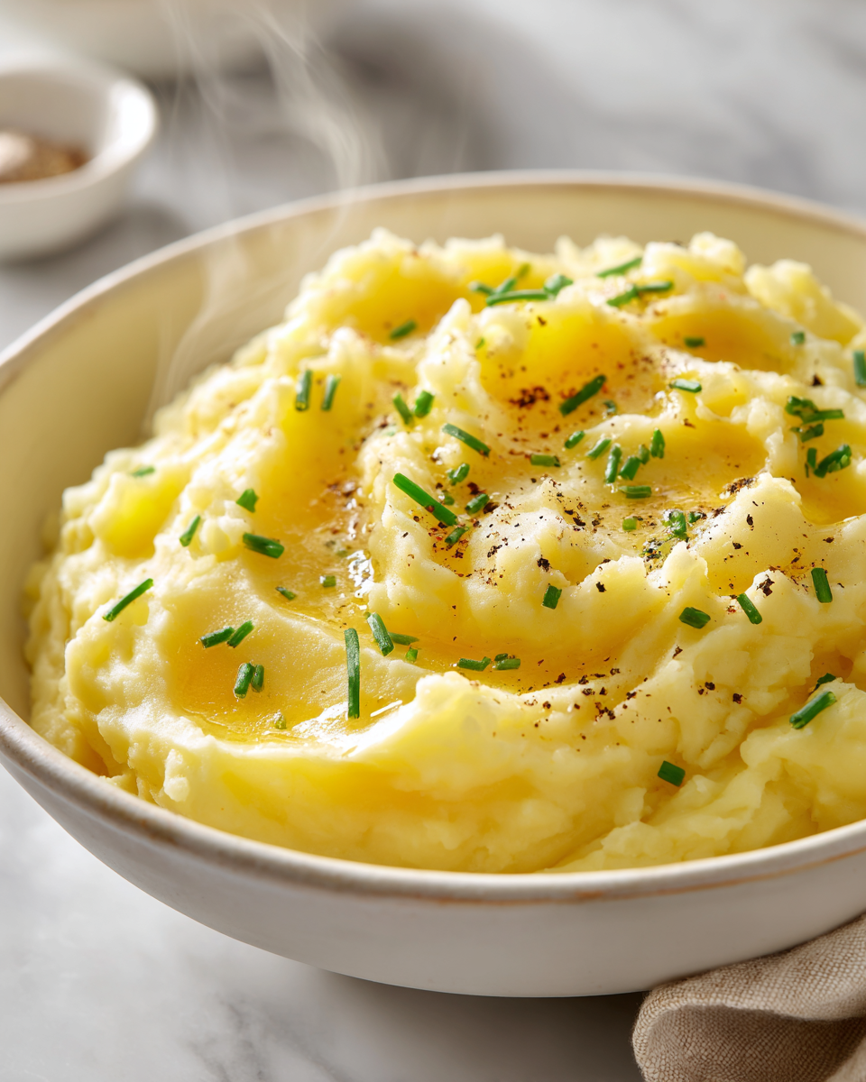 puree di patate cremose per contorni festivi