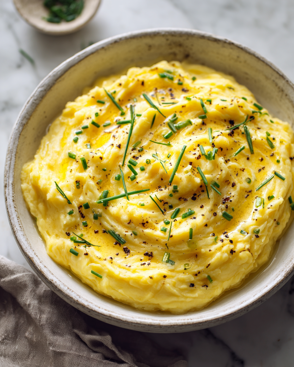 puree di patate cremose per contorni festivi