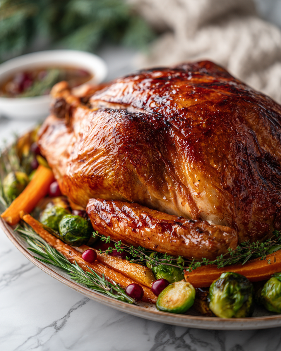 Delizioso tacchino affumicato al pellet, ricetta ideale per le feste, con aromi intensi e sapori avvolgenti.